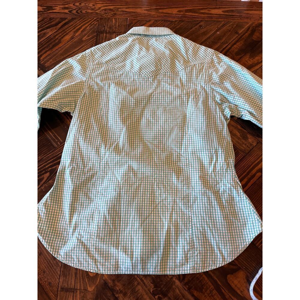 Western Cowgirl Retro Pearl Snap Shirt Women Medium Festival Button Up Farm Barn - Picture 4 of 9